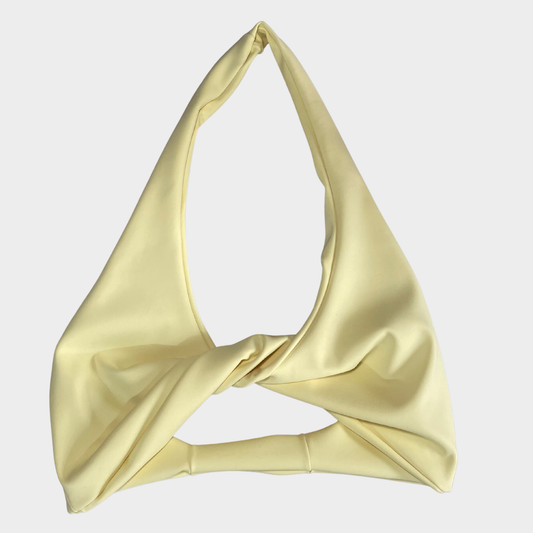 Top Alas Amarillo Crema. XS, S, M, L