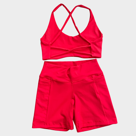 Conjunto Arco Sol Rojo. XS, S, M, L