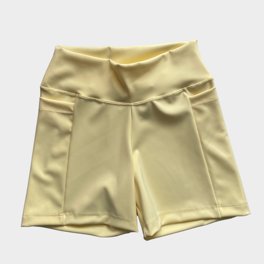 Short Sol Amarillo Crema. xs, s, m, l