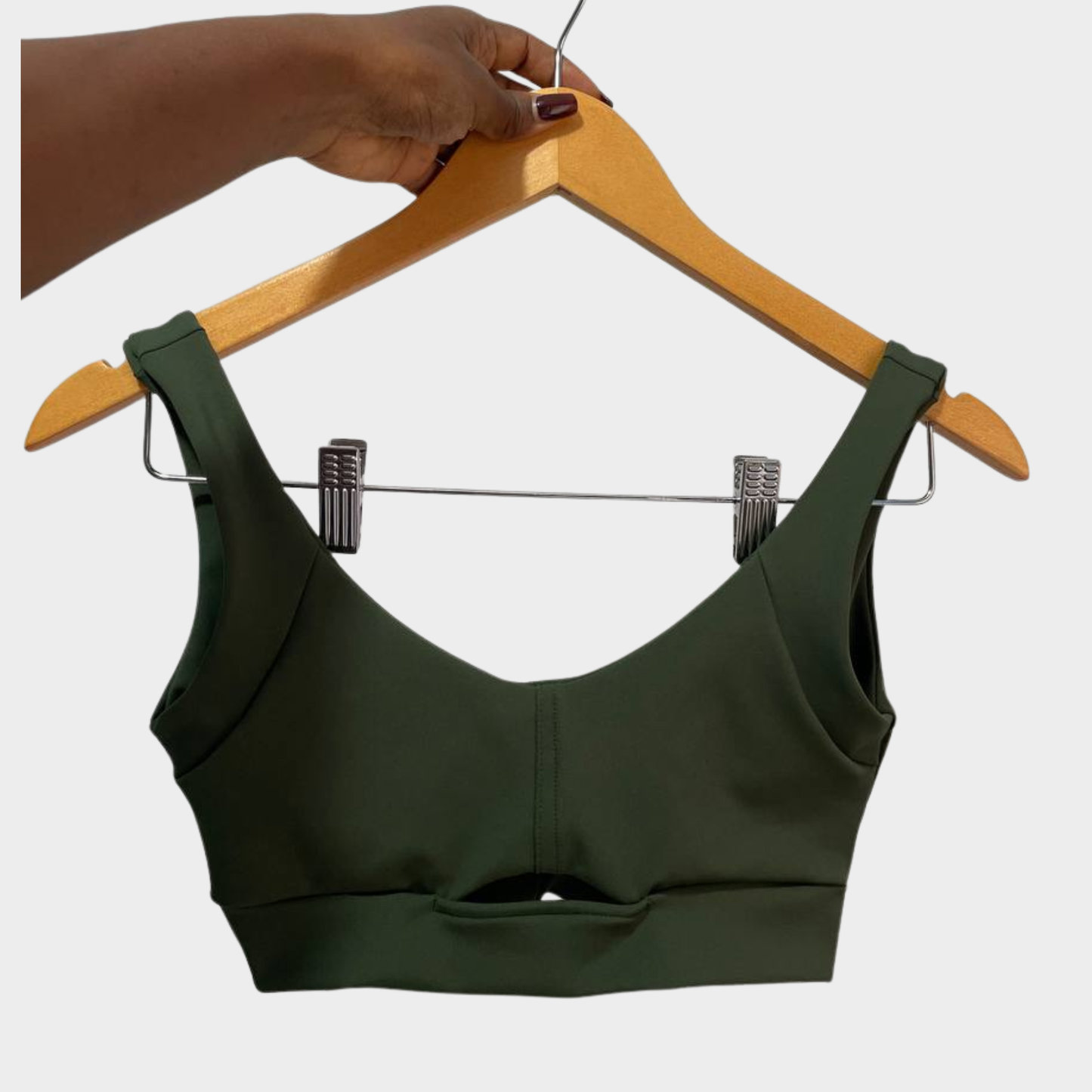 Top Luna Verde Militar. Tallas L