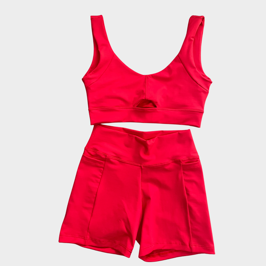 Conjunto Luna Sol Rojo. XS, S, M, L