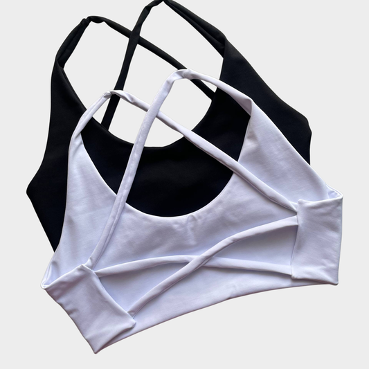 Top Arco blanco + negro.